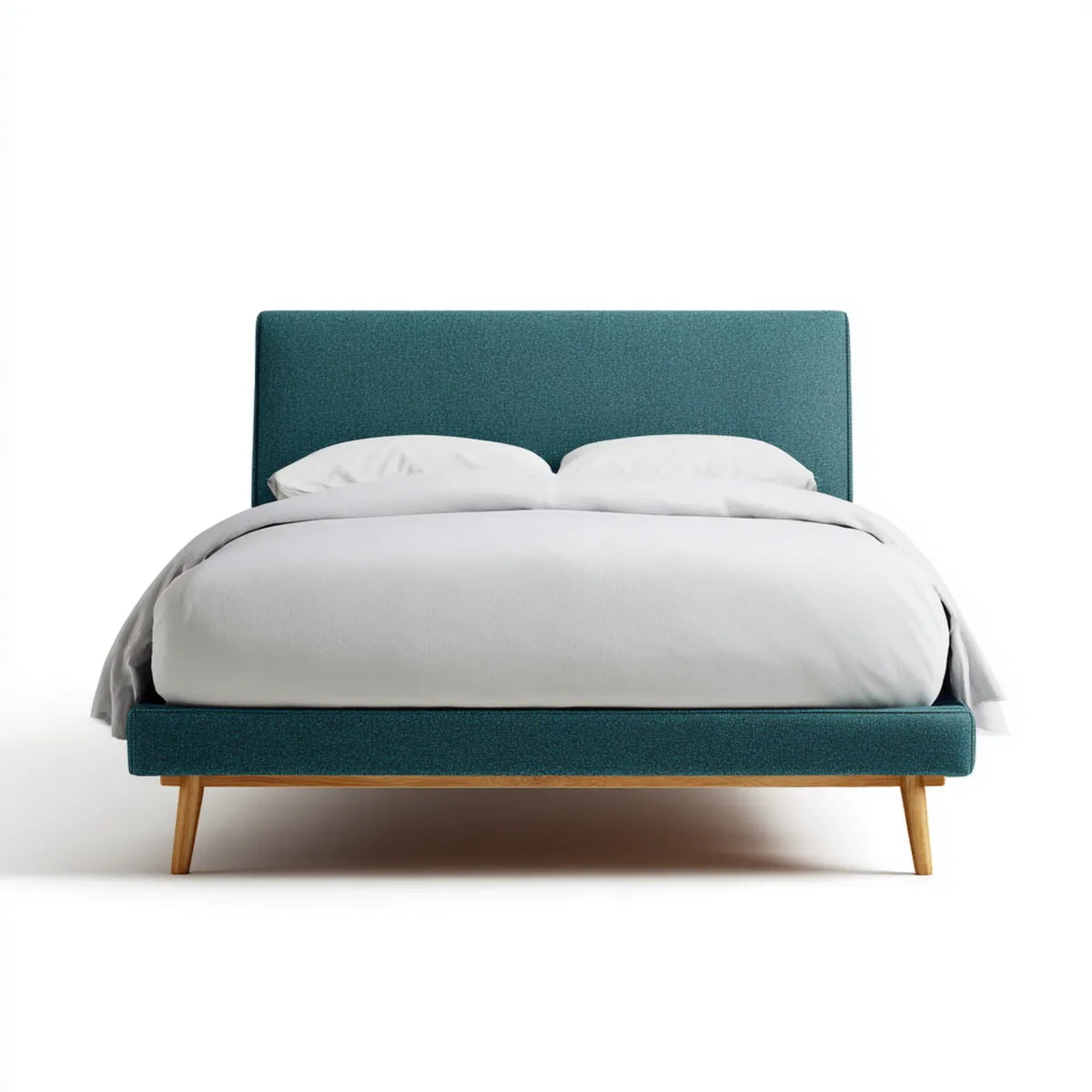 Polsterbett Doppelbett Petrol 160 x 200 cm Polyester Rechteckig